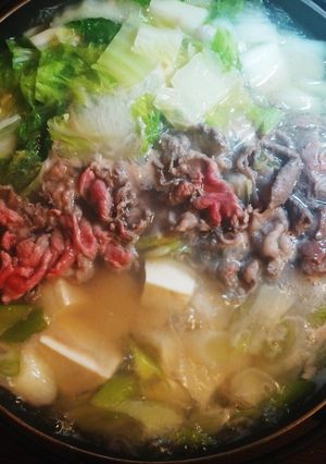 簡単☆牛しゃぶしゃぶ鍋-レシピのメイン写真