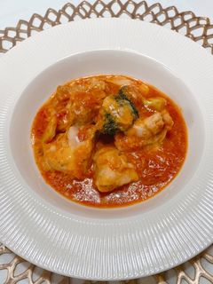 簡単!チキンのトマトソース煮込み-レシピのメイン写真