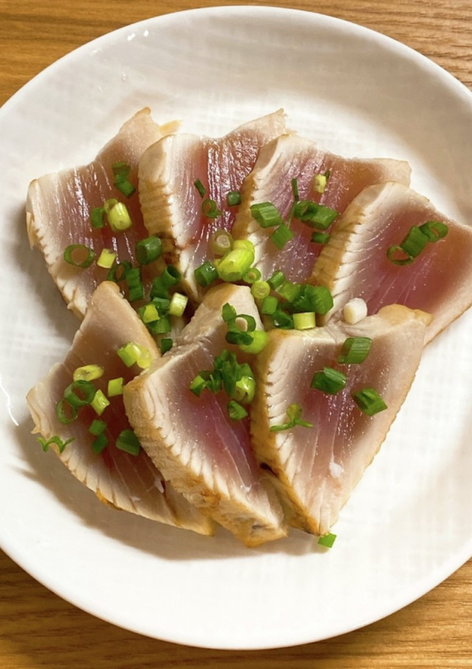 超簡単！びんちょうマグロのタタキ-レシピのメイン写真