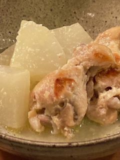 ☆大根と鶏手羽のワインビネガーさっぱり煮-レシピのメイン写真