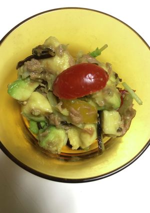 アボカドのしそ昆布サラダ-レシピのメイン写真