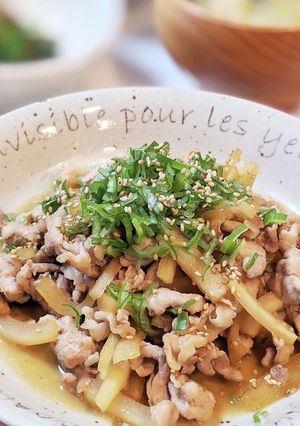 大根と豚肉のめんつゆバター炒め-レシピのメイン写真