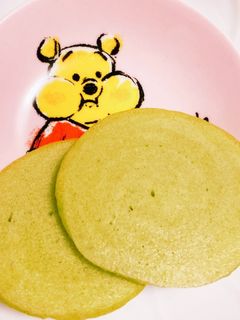 手掴み離乳食♩小松菜とバナナのパンケーキ-レシピのメイン写真