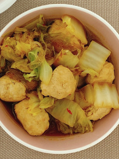鶏団子と白菜の旨辛春雨スープ-レシピのメイン写真