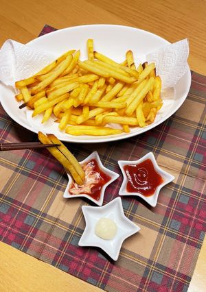 フライドポテトはケチャマヨで♪-レシピのメイン写真