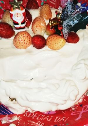 モカデコレーションケーキ-レシピのメイン写真
