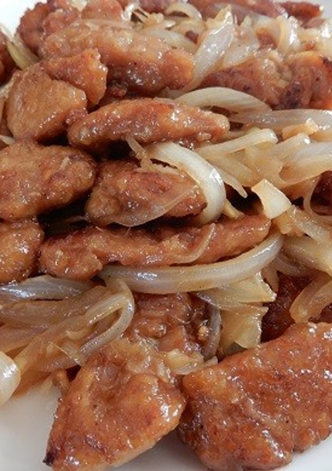 ソイミートの黒酢しょう油しょうが焼き-レシピのメイン写真