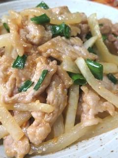 細切り大根と豚こまのピリ辛味噌炒め-レシピのメイン写真