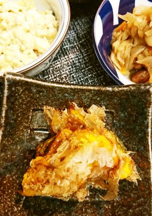 おかかカボチャ焼き-レシピのメイン写真