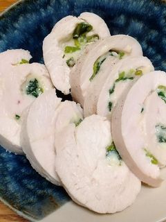 レンジで簡単!鶏ハムのチーズ巻き-レシピのメイン写真