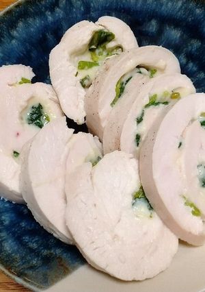 レンジで簡単!鶏ハムのチーズ巻き-レシピのメイン写真