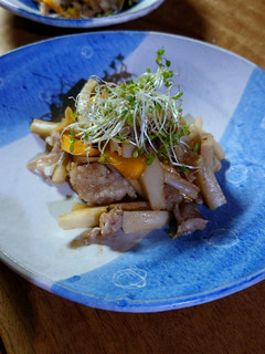 豚肉と柿とレンコンの炒め煮-レシピのメイン写真