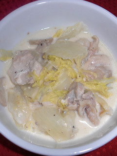 白菜と鶏肉のクリーム煮-レシピのメイン写真