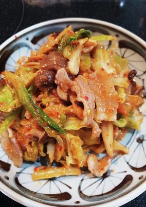 豚バラとキャベツのみそキムチ炒め-レシピのメイン写真