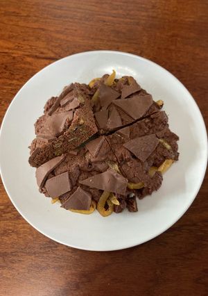 自家製ママレード使用ダブルチョコケーキ-レシピのメイン写真