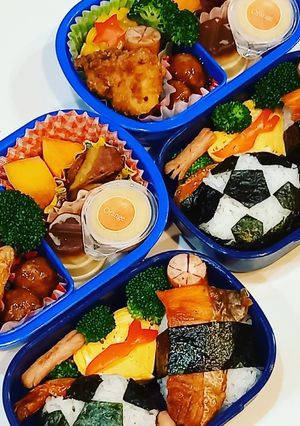 サッカーボールの水族館弁当-レシピのメイン写真