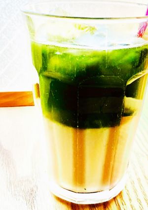 糖質オフ☆アイスソイ抹茶ラテ♪-レシピのメイン写真