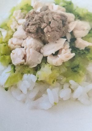 犬 レバー風味のまぜごはん(覚え書き)-レシピのメイン写真