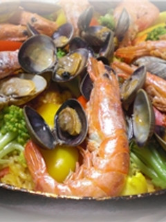 フライパンひとつで☆海鮮パエリア-レシピのメイン写真