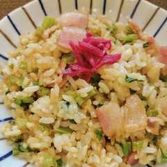 รูปของ かぶの茎の和風チャーハン