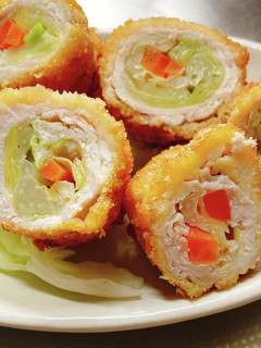 野菜巻き巻きロールトンカツ-レシピのメイン写真