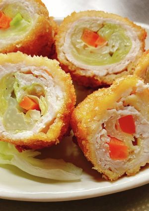 野菜巻き巻きロールトンカツ-レシピのメイン写真