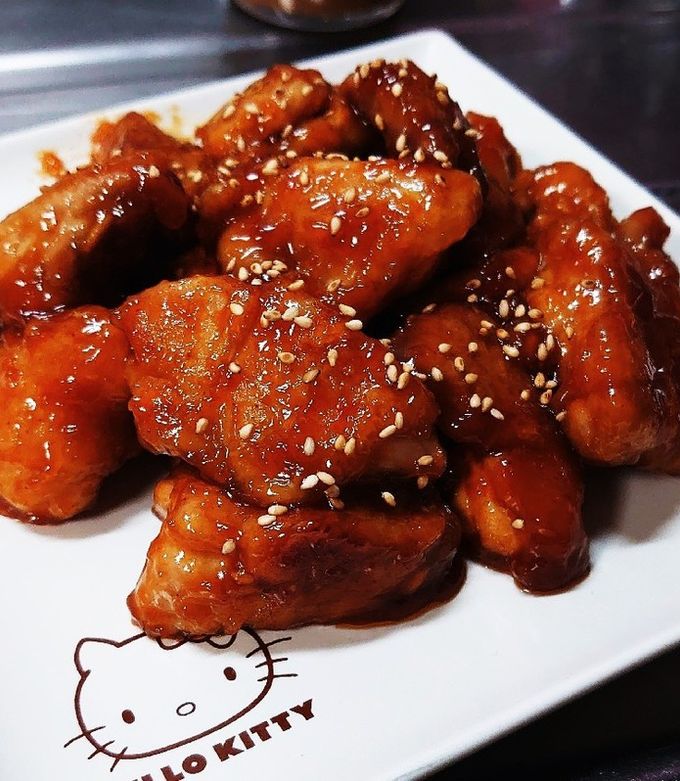 辛くないヤンニョムチキン by ひぃたろぉ～♪ 【クックパッド】 簡単