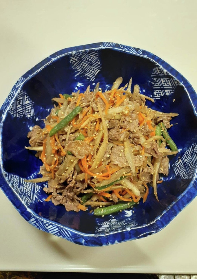 牛肉とごぼうのきんぴら♪-レシピのメイン写真