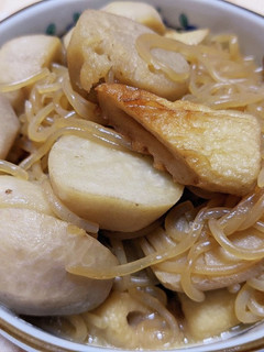 里芋と糸こんにゃくとちくわの炒め煮-レシピのメイン写真