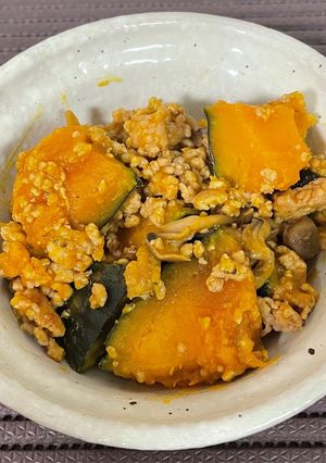 カボチャのほくほくそぼろ煮-レシピのメイン写真