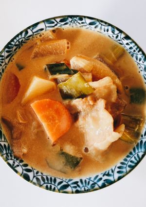 クリーミーカレーうどん-レシピのメイン写真