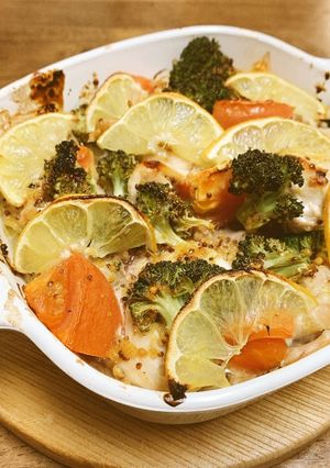 たっぷり野菜とチキンのオーブン焼き-レシピのメイン写真