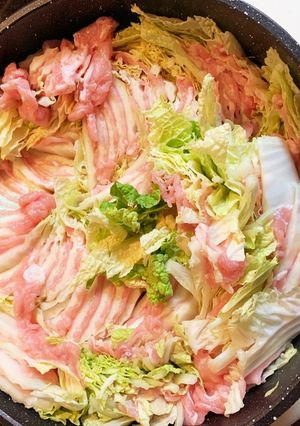 白菜と豚肉のミルフィーユ鍋-レシピのメイン写真