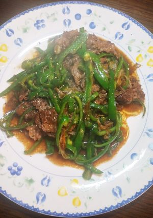 簡単☆牛肉とピーマンのオイスター炒め-レシピのメイン写真