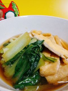 小松菜と油揚げのサッと煮-レシピのメイン写真