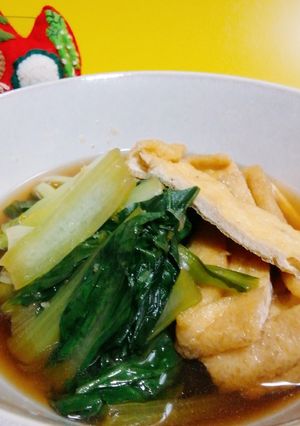小松菜と油揚げのサッと煮-レシピのメイン写真