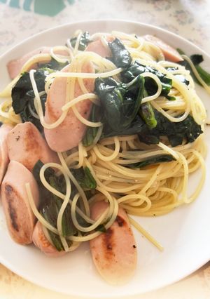 魚肉ソーセージのパスタ-レシピのメイン写真