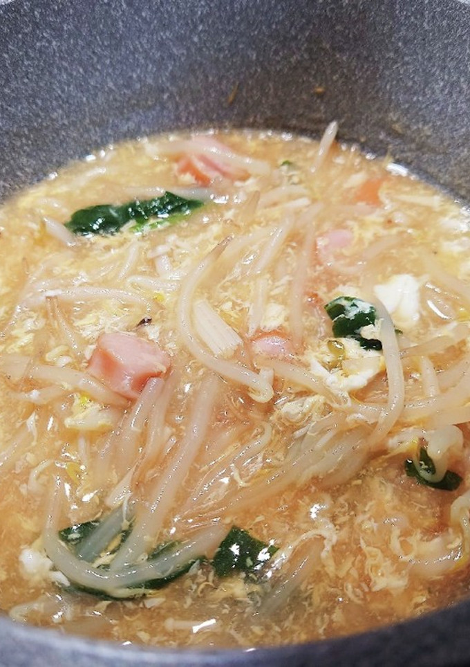 簡単＆節約!?もやしのトロみスープ-レシピのメイン写真