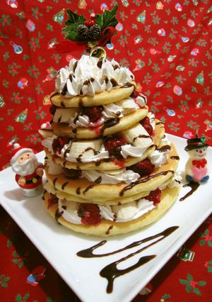 ホットケーキdeツリーケーキ-レシピのメイン写真