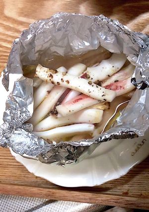 ☆イカとエリンギの塩バターホイル焼き☆-レシピのメイン写真