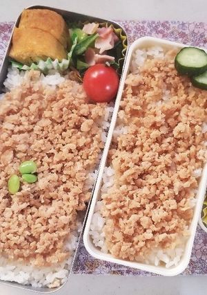 そぼろ弁当(11.29)-レシピのメイン写真