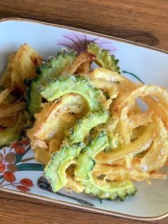 ゴーヤのカレーかきあげ-レシピのメイン写真