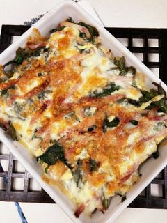 厚揚げと春菊のチーズ焼き〜♪-レシピのメイン写真
