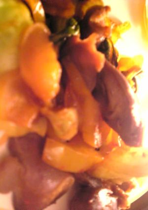 砂肝とパプリカと青梗菜のピリ辛炒め-レシピのメイン写真
