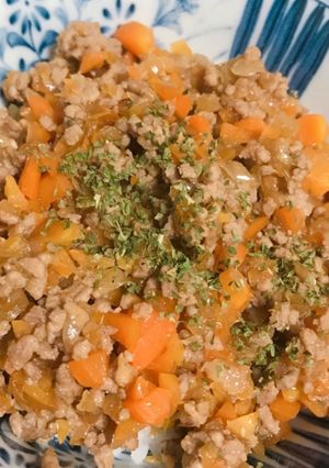 ≪簡単≫◎合挽き肉のそぼろ丼-レシピのメイン写真