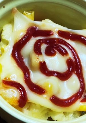 簡単！ポテトとトマトのチーズ焼き-レシピのメイン写真