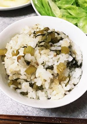 蕪の葉飯-レシピのメイン写真