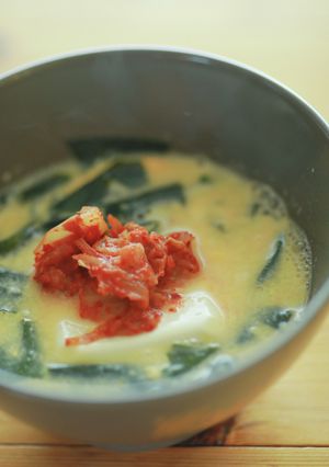 レンチンふわふわ卵スープ-レシピのメイン写真