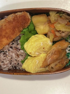 しゃけフライ弁当-レシピのメイン写真