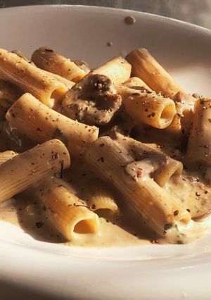あのポルチーニクリームパスタ-レシピのメイン写真